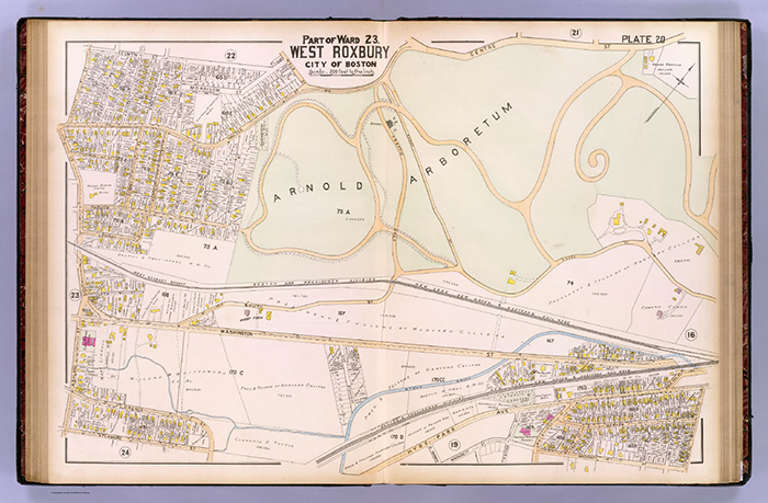 Map of West Roxbury