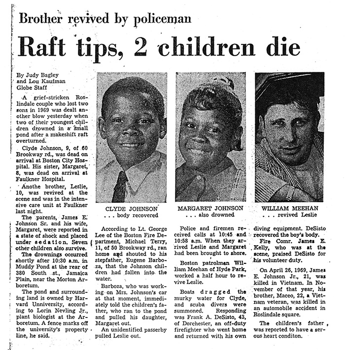 Boston Globe Article, May 1971 (Archives of Arnold Arboretum)