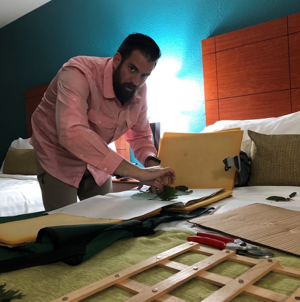 Sean Halloran arranges vouchers at the hotel
