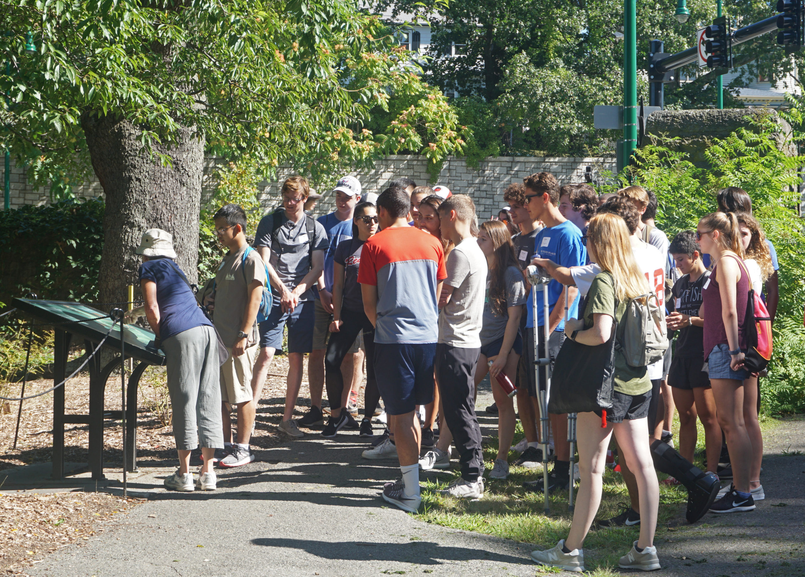 Students from Northeastern University Freshman Honors Program