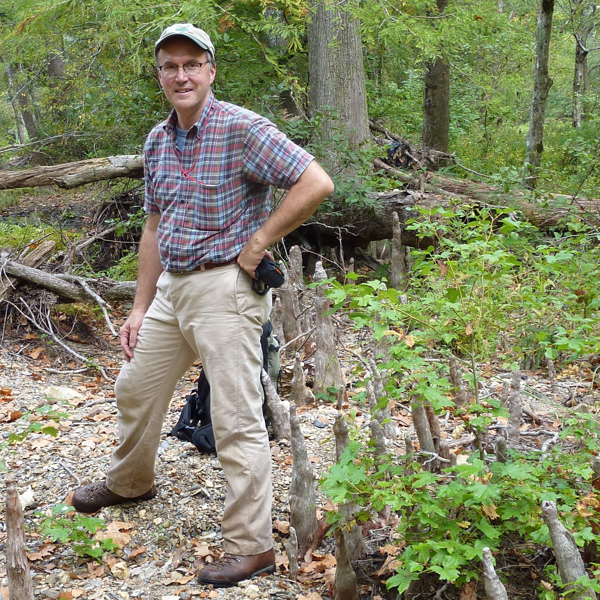 Photo of Anthony S. Aiello in wooded landscape