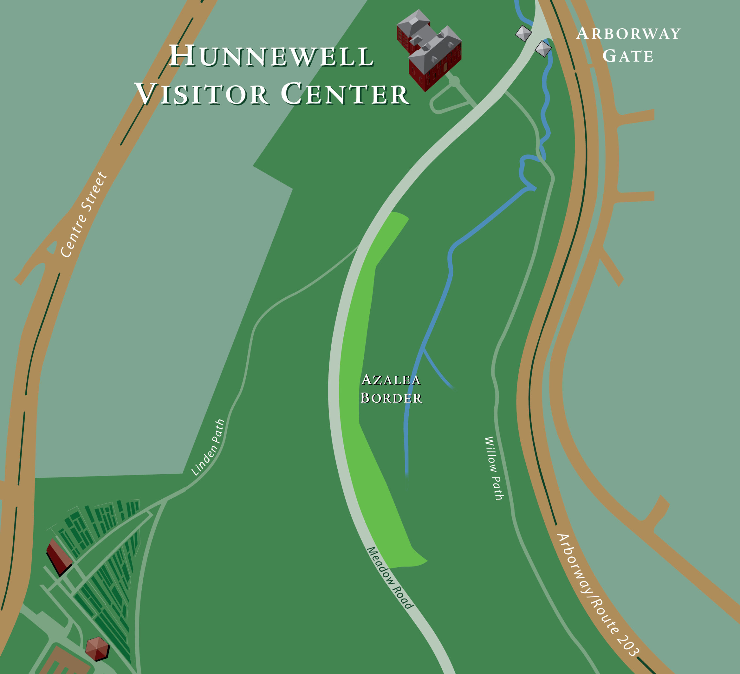 Map of Azalea Border