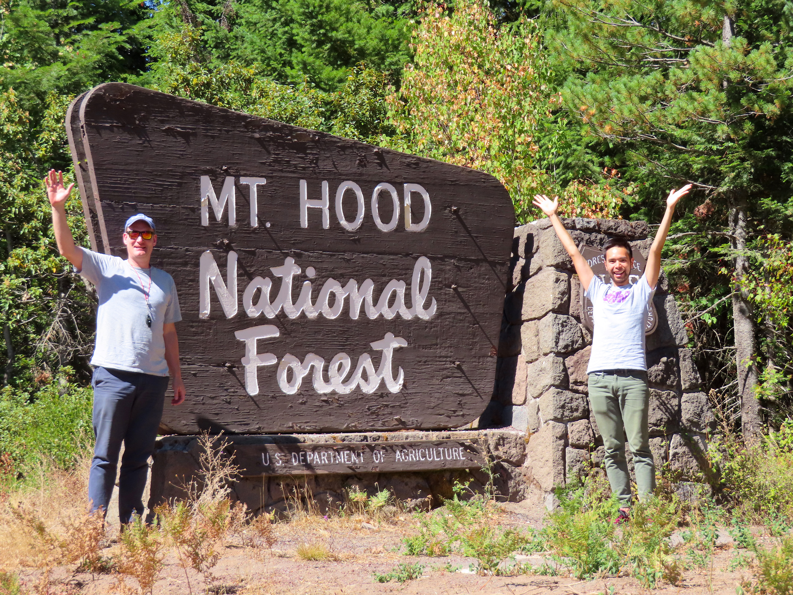 Terry and Kyle arrive at Mt. Hood.