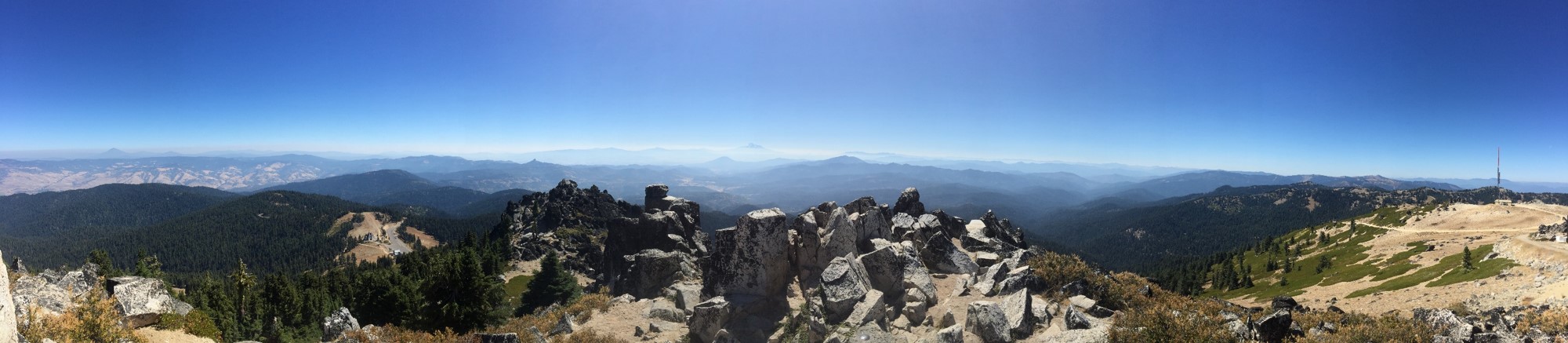 View from the summit of Mt. Ashland.