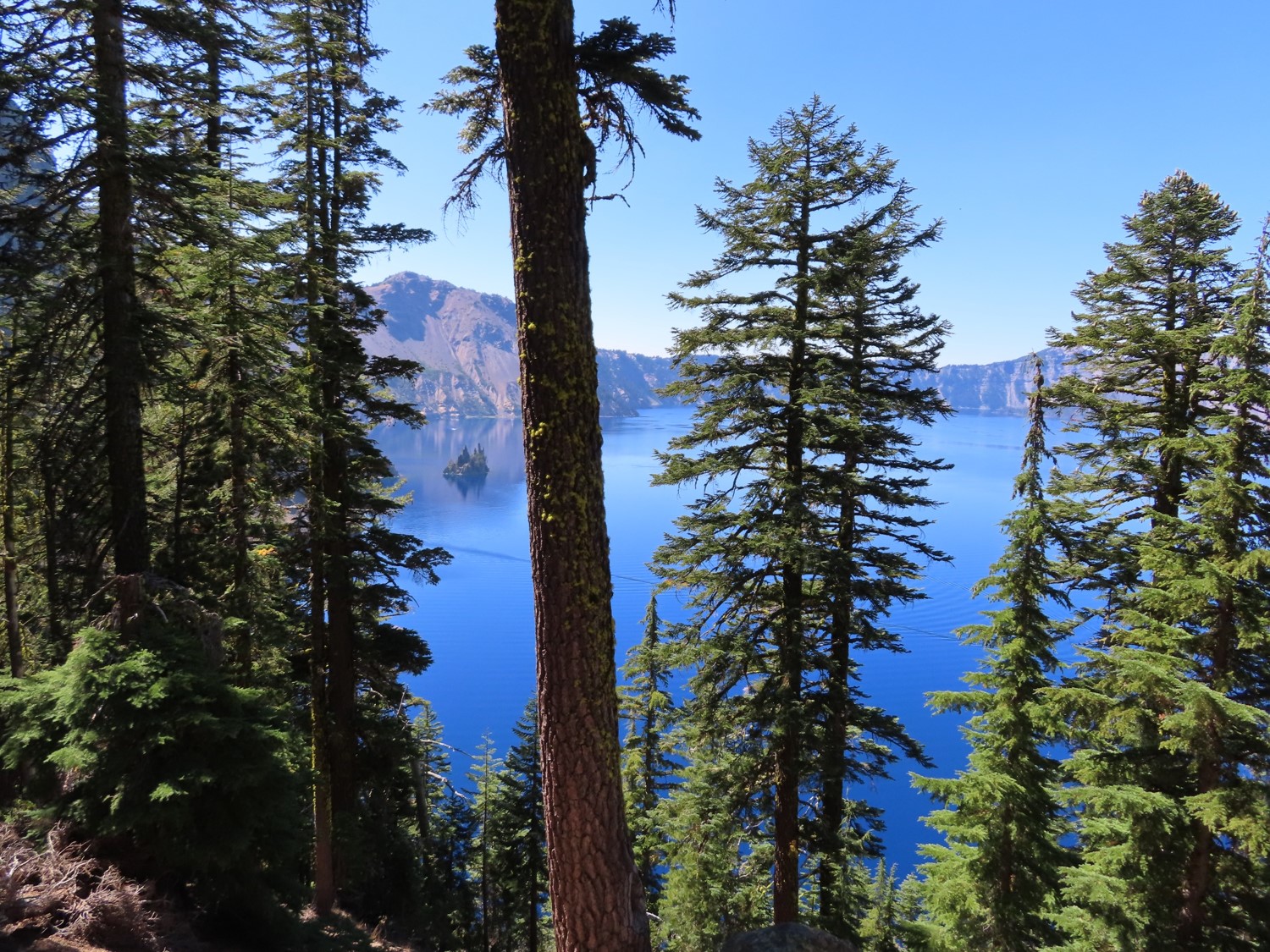 View of Crater Lake.