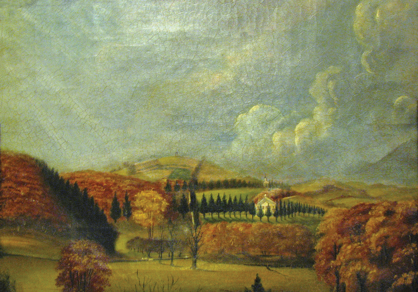 Seat of Benjamin Bussey Painting 1839