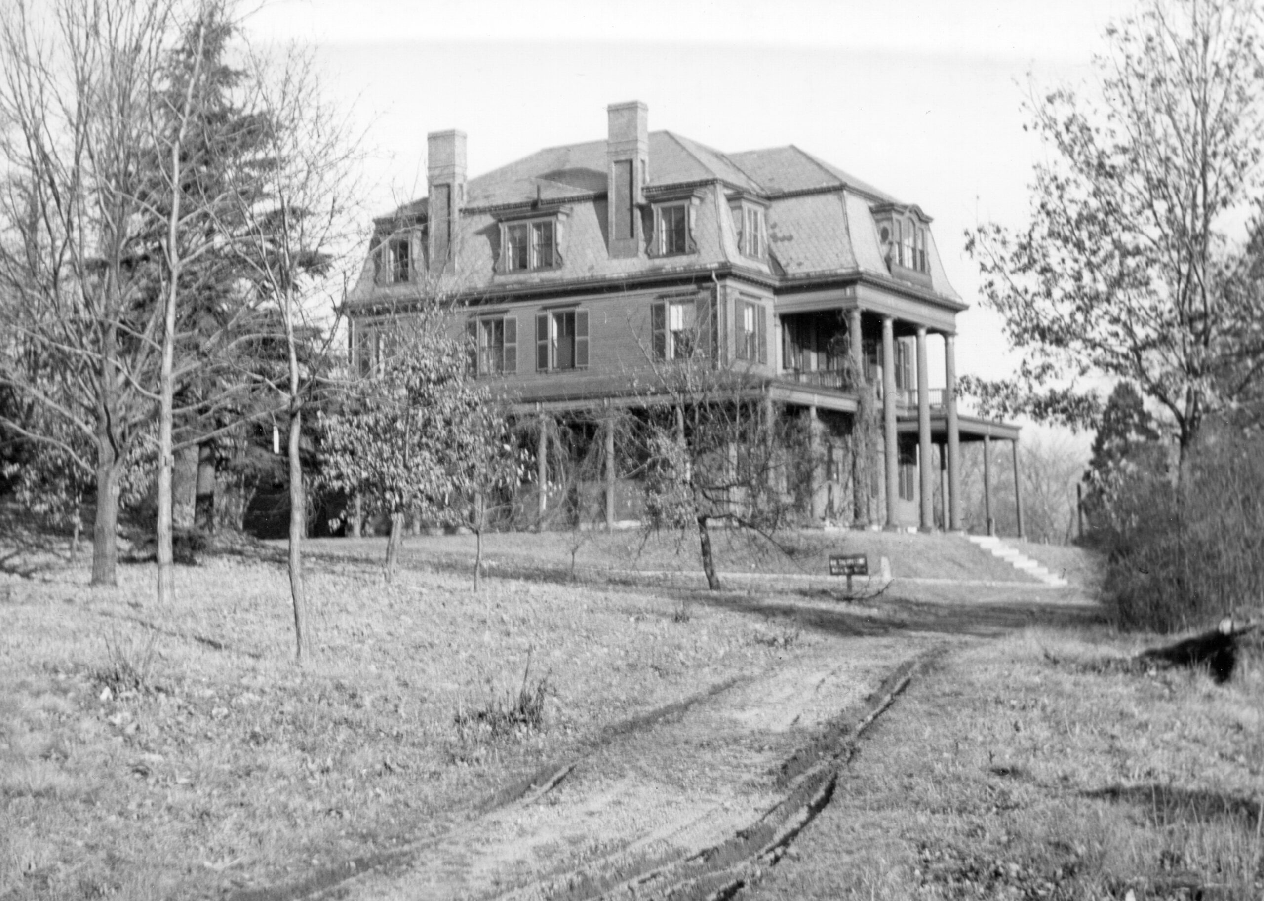 Benjamin Bussey's mansion Woodland Hill, ca. 1940.