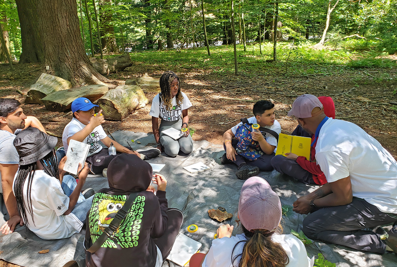 Arboretum Young Scientists explore organisms in the North Woods