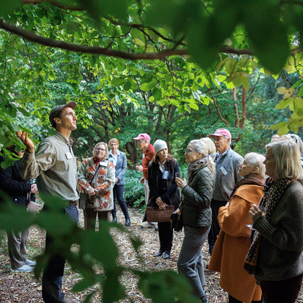 Brendan Keegan leads a tour at the Autumn Dinner