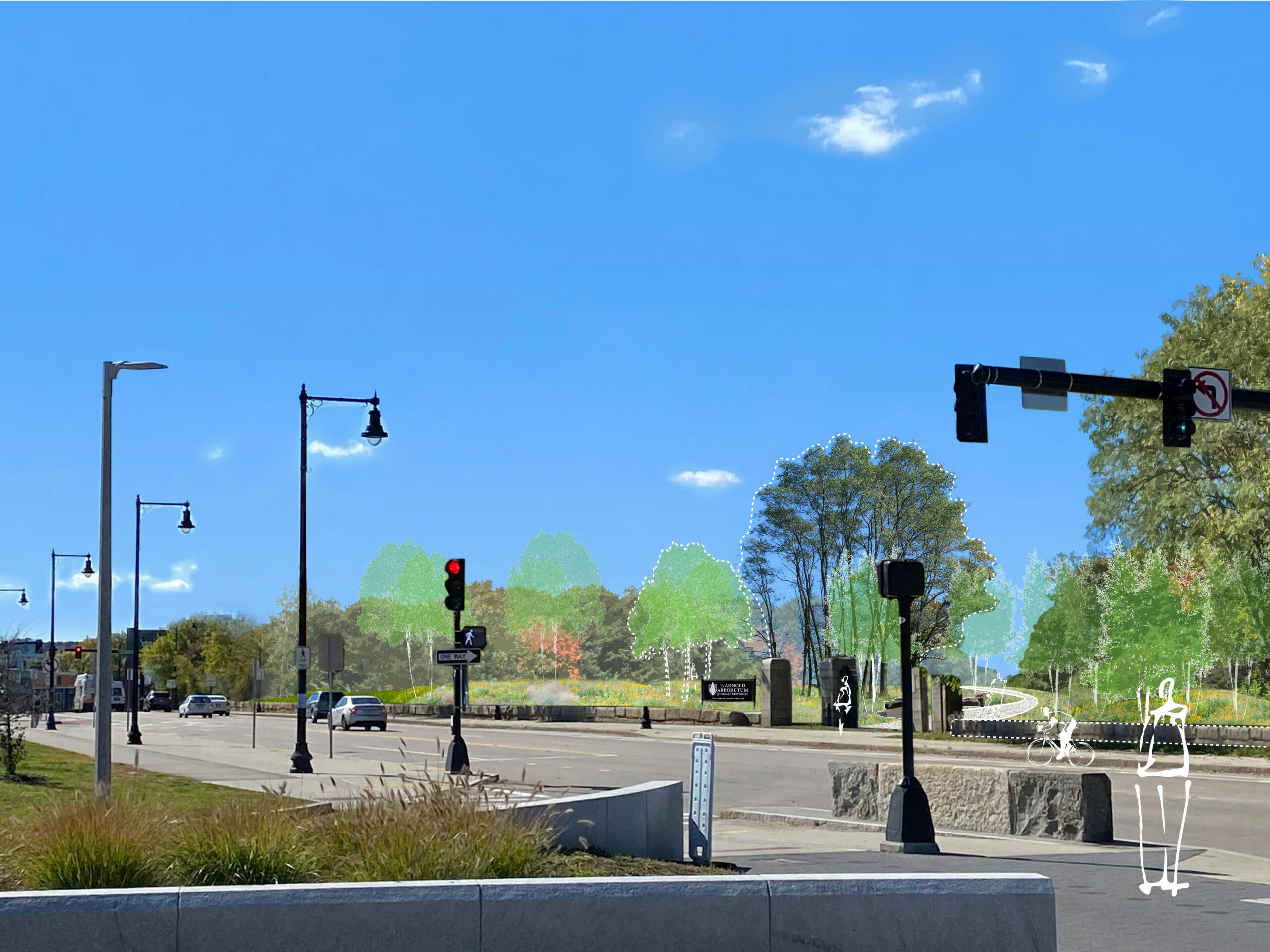 Image of Washington Street Gate Proposed Arrival View