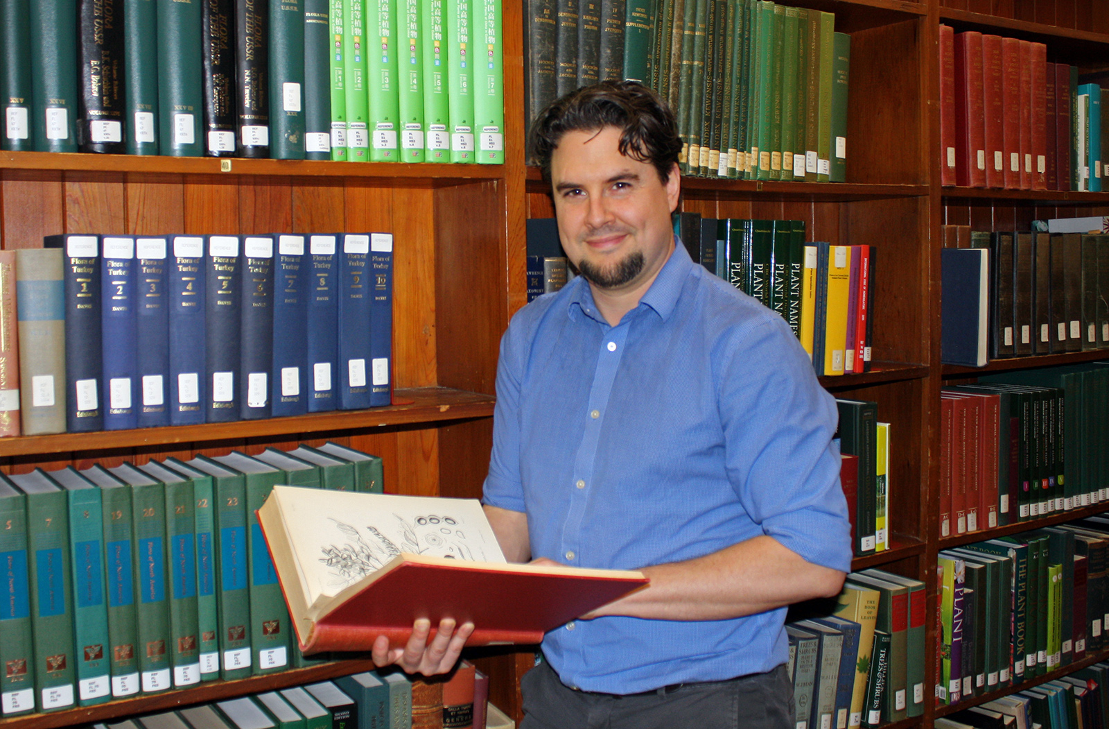 Miles Schwartz Sax in the Arnold Arboretum Library