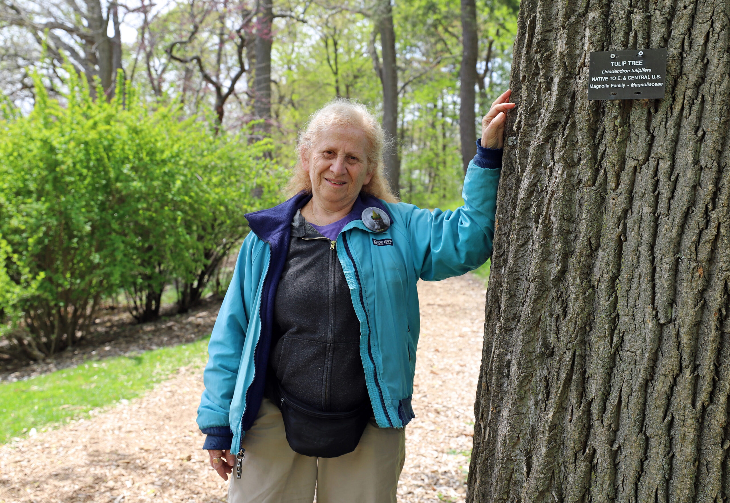 Sarah Freeman at the Arnold Arboretum